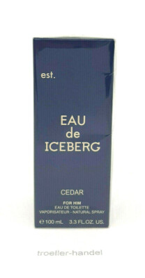 Iceberg Eau de Iceberg Cedar 100 ml Eau de Toilette NEU & OVP