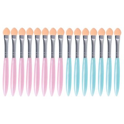Makeup Eyeshadow Brush - 15 Pcs Portable Eye Shadow Applicator Sponge Tips