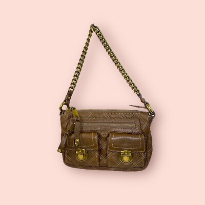MARC JACOBS Y2K Vintage Cammie Quilted Patent Leather Small