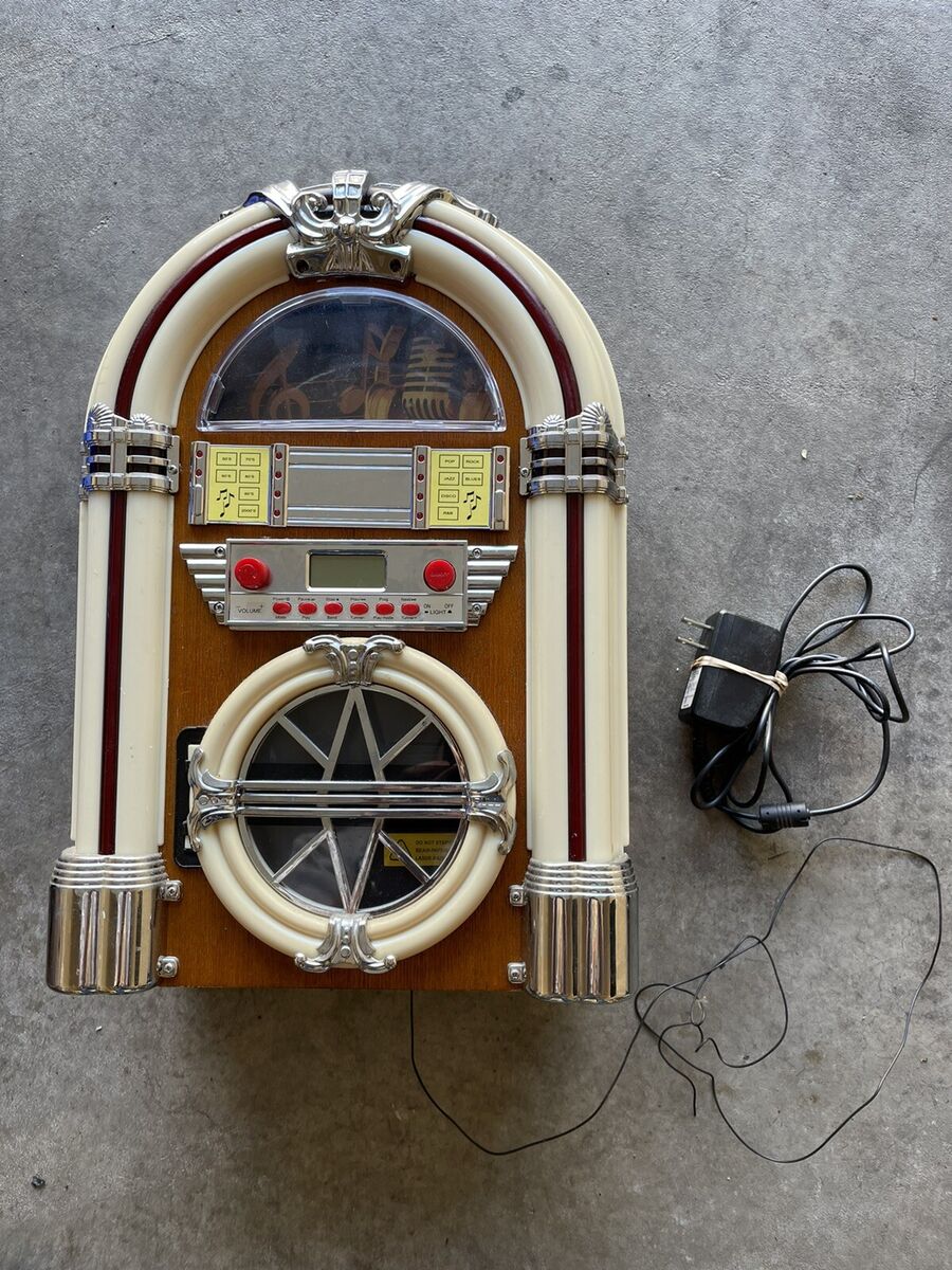 AM/FM Vintage Radio CD Jukebox - Lights Up - Please Read | eBay AM/FM Vintage Radio CD Jukebox - Lights Up - Please Read | eBay