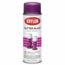 Krylon 3815 Glitter Blast Glitter Spray Paint Fierce Fuchsia,5.75 oz