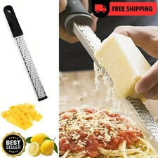 Zester Cheese Grater Zester Grater with Handle Lemon for Kitchen Stainless Steel