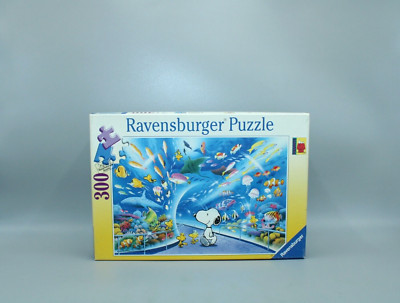  Snoopy im Aquarium Puzzle 300 Teile Ravensburger Peanuts very rare jigsaw 