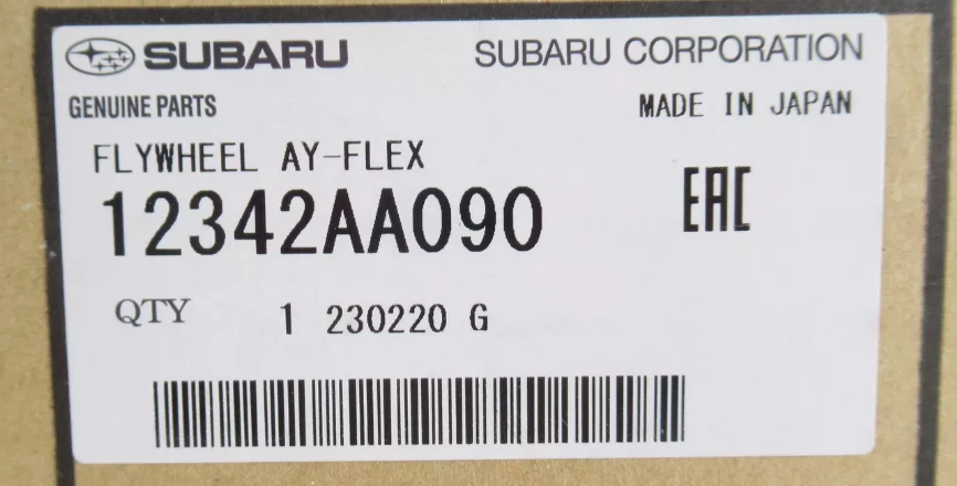 2005-2014 Subaru Impreza Legacy Outback муфта маховик гибкий 12342AA090 OEM - Изображение 2 из 2