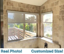 Motorized Window Roller Shade with Customized Sizes (under 60''x60''L)