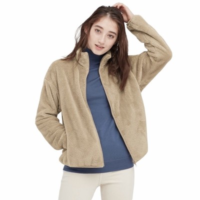 fuzzy jacket uniqlo