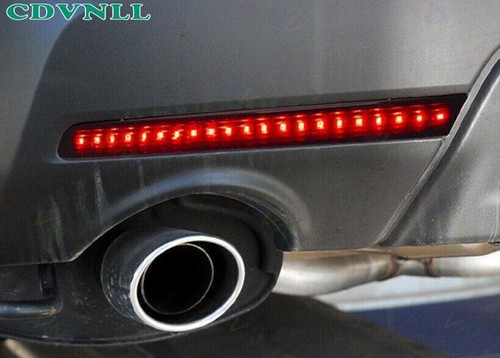 For Ford Explorer 2011-15 LED Rear Bumper Reflector Turn Signal Brake Light Trim - Picture 7 of 7