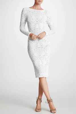 flowy long sleeve wedding dresses Chiffon Maxi Wedding Dress with Flutter Sleeves EN5712 Size 16W / White main image 0
