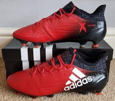 adidas x 16.1 leather black red