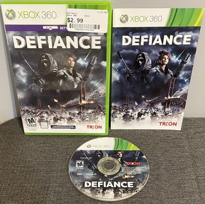 Defiance (Microsoft Xbox 360, 2013) COMPLETE, CIB!! M1574