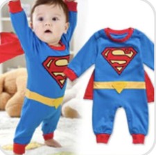 Superman Baby Pajamas/Costume