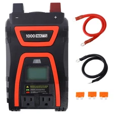 1000 W Portable AC Power Inverter Modified Sine Wave Car LED Display 12-115 V