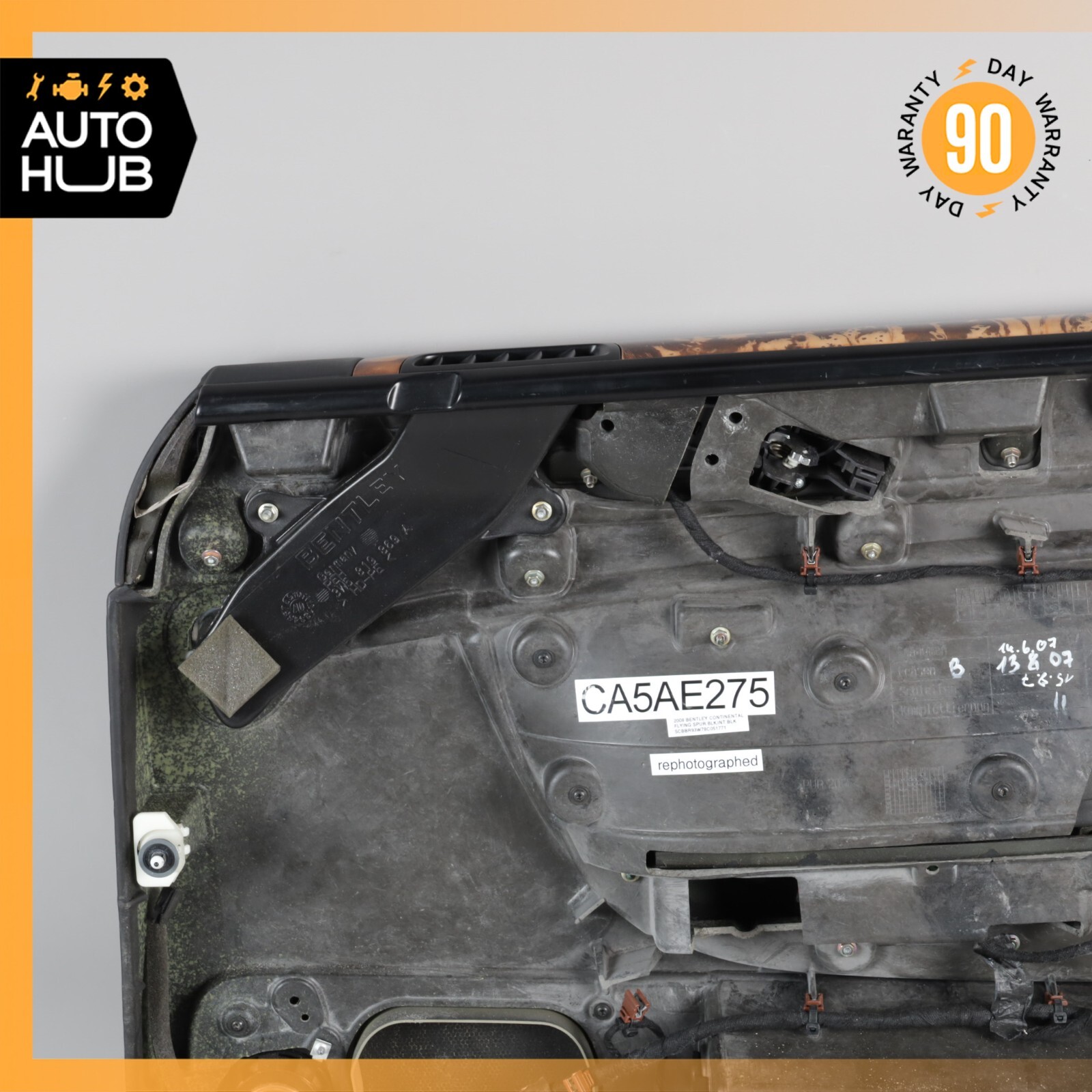 Bentley Continental Flying Spur Front Left Side Interior Door Panel OEM