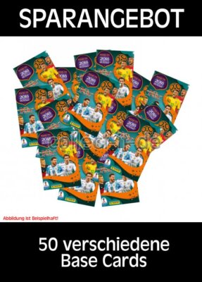 Panini Road to 2018 World Cup Russia Adrenalyn XL - 50 verschiedene Base Cards