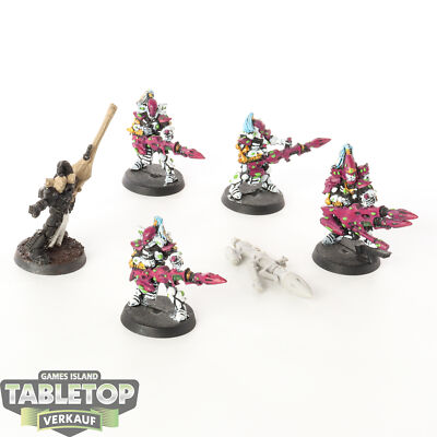 Craftworlds - 5 x Dark Reapers klassisch - teilweise bemalt
