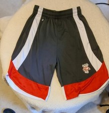 NWOT Wisconsin Badgers Gray/Red/White Youth Sz Medium 12-14 Athletic Shorts