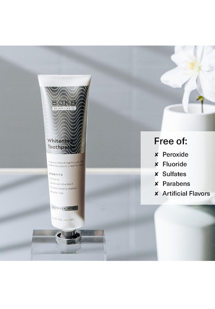 Boka Whitening Refresh Mint NanoHydroxyapatite Toothpaste
