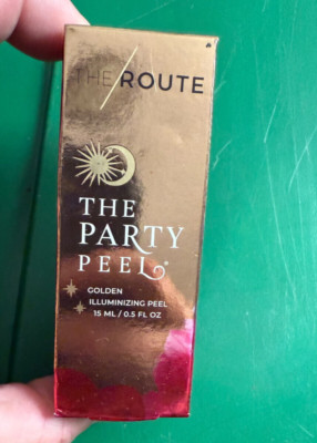 The Route ''THE PARTY PEEL'' Golden Illuminizing Peel FULL SIZE (1 oz) NEW R6