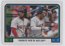 2022 Topps Heritage High Number Combo Cards Rafael Devers Xander Bogaerts 05nw