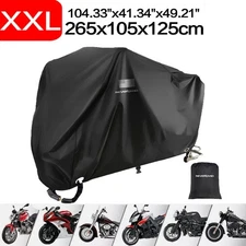 Motorbike Motorcycle Cover Waterproof  Snow Dust UV Scooter Protection XXXL 210D