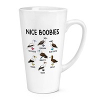 Gift Base Rude Girlfriend Kaffeetasse 17Oz Keramik GroßE Latte Mug, Weiß
