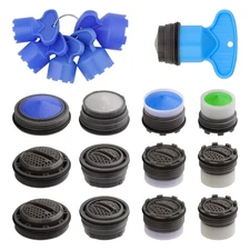 iFealClear 12 Pcs Faucet Aerator Replacements with 6 Pcs Facuet Aerator Key R...