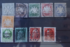 Bayern Lot Wappen auf Steckkarte und König Ludwig 1919
