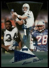 Dan Marino / Craig Heyward / Curtis Martin 1998 Playoff Prestige #20 Blue Foil