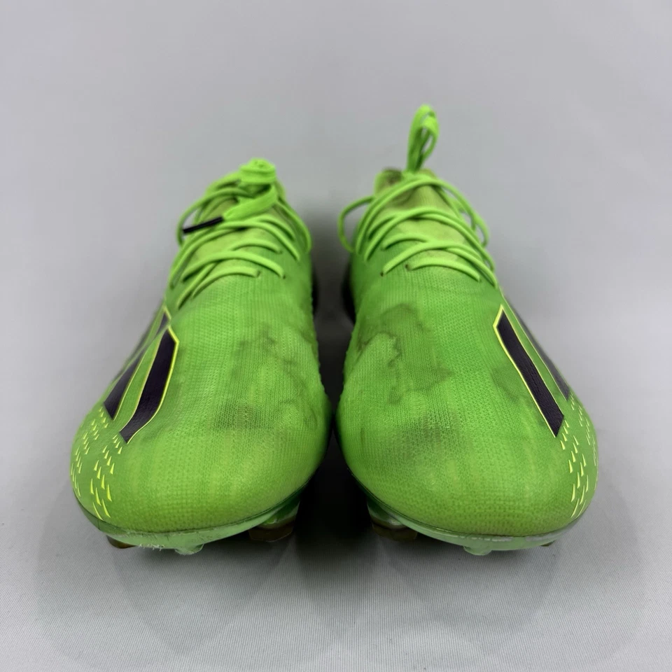 Botines de fútbol Adidas X SpeedPortal.1 FG verde solar GW8426 talla para hombre EE. UU. 11 Foto 3 de 4