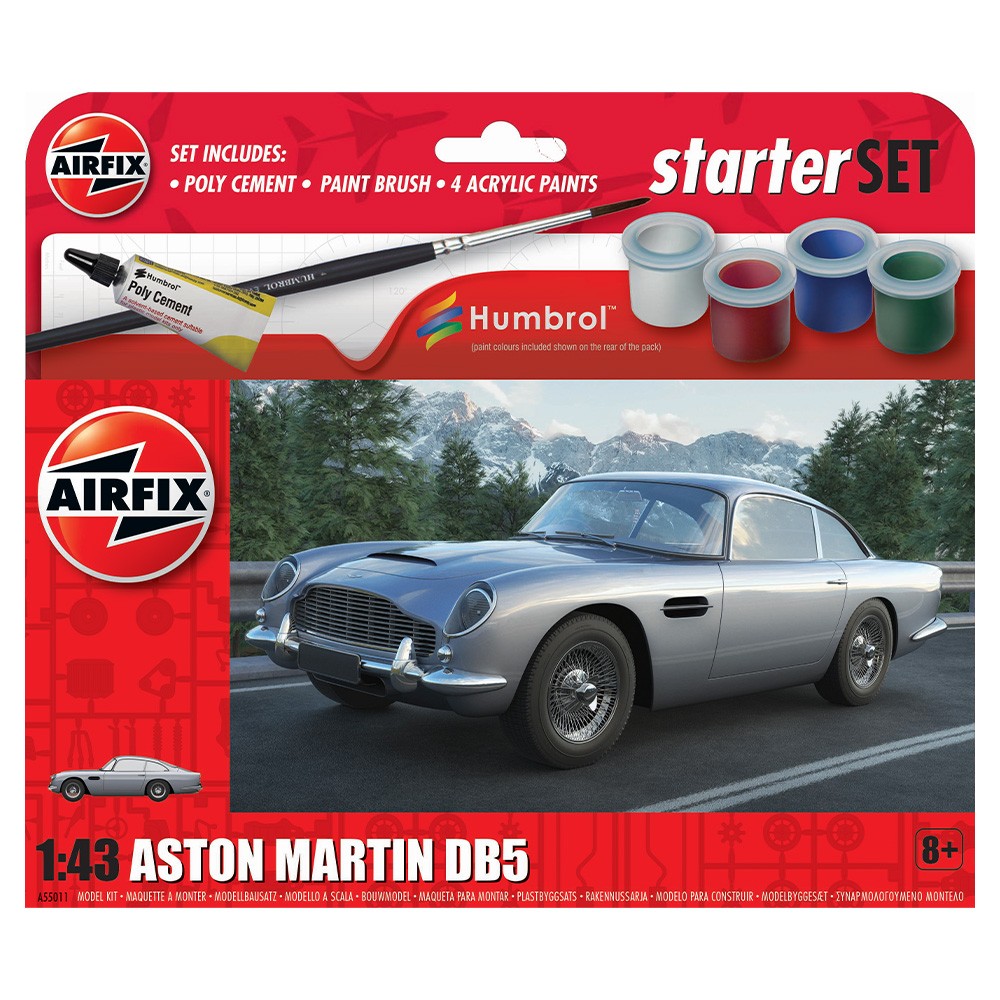 Airfix STARTER SET - ASTON MARTIN DB5 Model Toy - Image 9