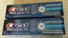 (2-Pk) Crest Pro-Health Advanced Deep Clean Mint Toothpaste 5.1 oz. ea. 02/2027