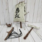 Vintage Playmobile Pirate Ship Sails  Incomplete Set
