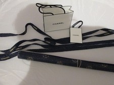 Chanel Wrapping Paper,mini bag,small bag  fancy ribbon enough for 2 gifts WOW 