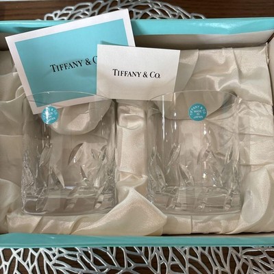 Tiffany & Co. Glass Set of 4 with Original Box Made in Japan