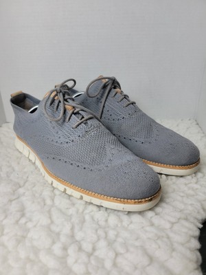 Cole Haan ZeroGrand Stitchlite Wingtip Oxfords shoes mens size 11.5 Cole Haan Zerogrand Stitchlite Wingtip Blue Oxford Mens  main image 4