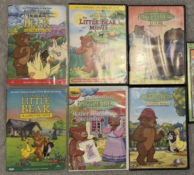 The World Of Little Bear 6x DVD lot
