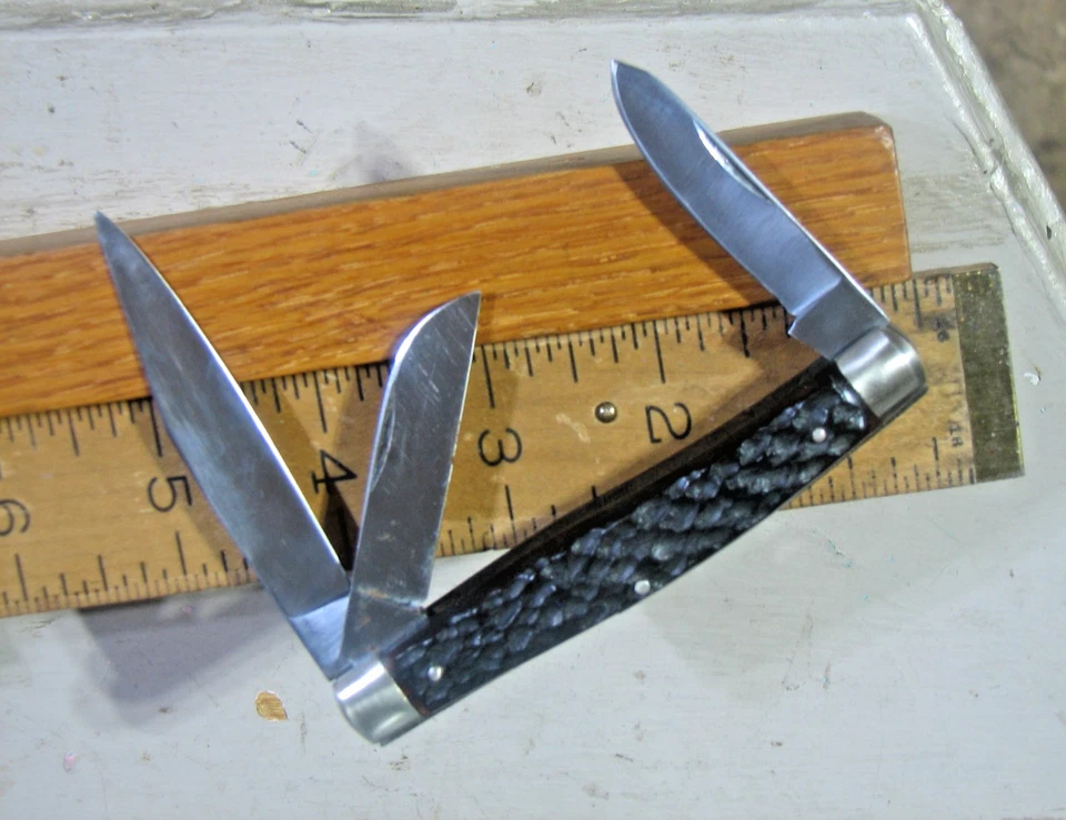 Cuchillo de Bolsillo Vintage Puma Stock 675 Genuino Alemania Foto 3 de 3