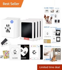 Personalized Paw Print Impression Kit with Frames - Capture Your Pet's Magic
