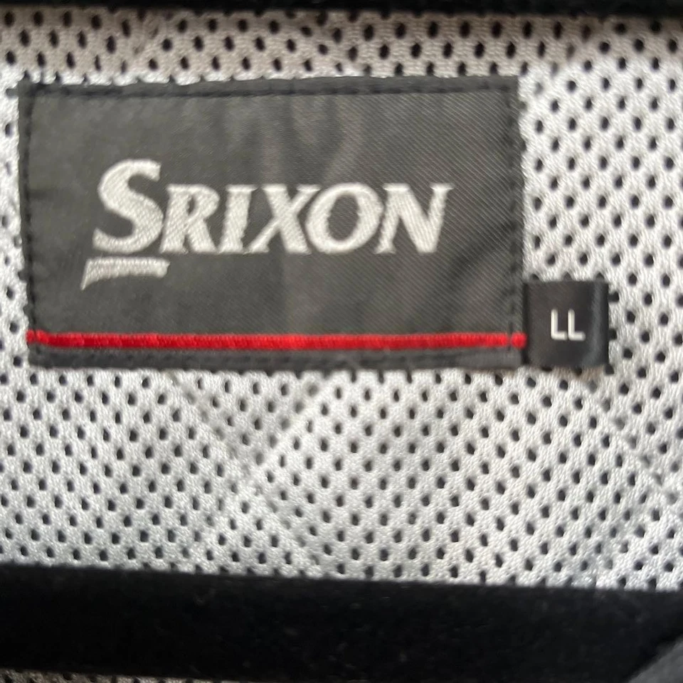 Suéter de golf Srixon XL con cuello en V negro manga larga para hombre Foto 4 de 4