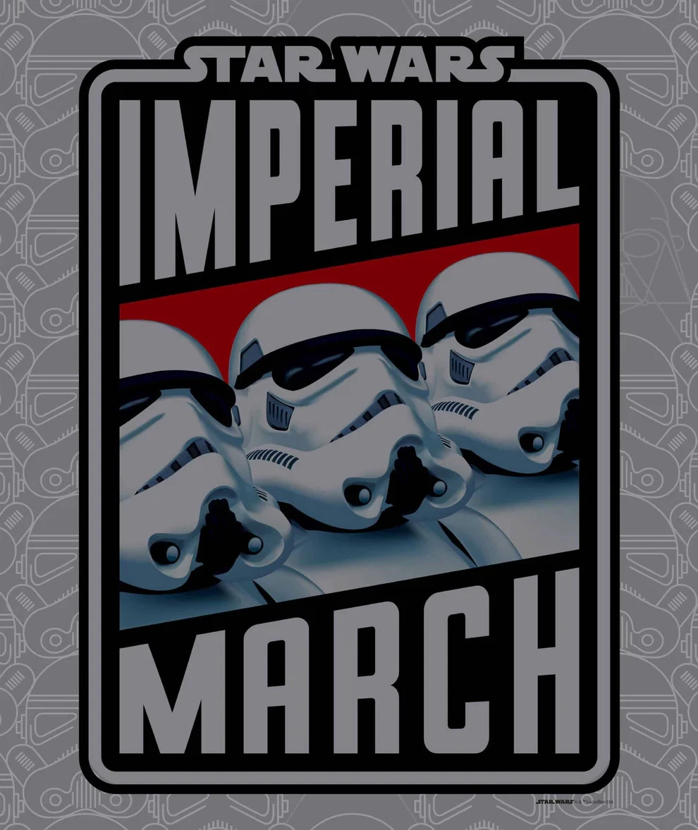 Disney Star Wars Imperial March 2 Cozy Fleece Blanket