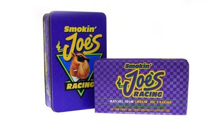 VTG Joe Camel R.J. Reynolds Tobacco Smokin Joe's Racing 50 Match Books & Tin NOS