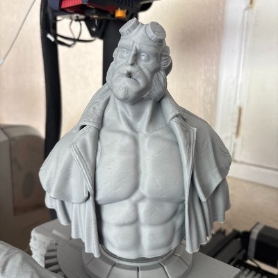 Dark Horse Comics Film Del Toro Hellboy 3D-gedruckte Büste - Fan Art Sammlerstück
