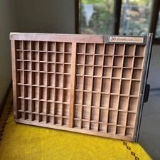 Vintage Letterpress Printers Tray #165