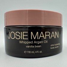 Josie Maran Whipped Argan Oil Body Butter Vanilla Bean 4oz 118ml New Sealed