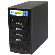 EZ DUPE Media Mirror 1 to 3 Duplicator - Flash SD CF USB to Blu-Ray Disc copy