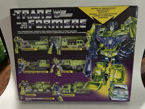 Hasbro TRANSFORMERS G1 DEVASTATOR Constructicon 2018 Walmart Reissue NEW IN BOX