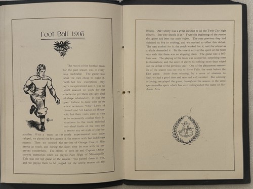 1909 Mechanic Arts High School Jahrbuch St. Paul MN Sportmannschaften Baseball Werbung - Bild 9 von 21