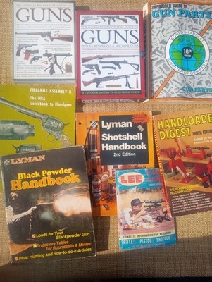 Gun Book Lot Handloader's Digest Lyman  Shotshell Black Powder Lee Reloading Ect