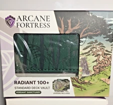 Arcane Fortress Radiant 100+ Standard Deck Vault - Verdant Sanctuary - Theme New