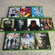 Xbox One 10 Game Bundle FIFA 19 Fallout 4 CoD Dishonoured 2 World War Z NBA 2K